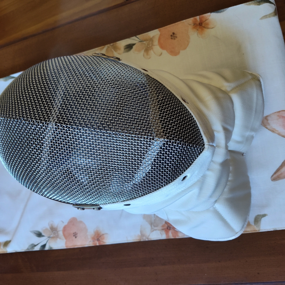 Fencing Mask with White Padding